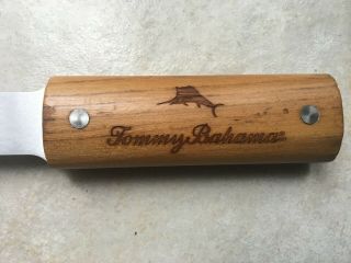 Grill Lifter Tommy Bahama Limited Edition Rare With Wood Handle Stainless Steel