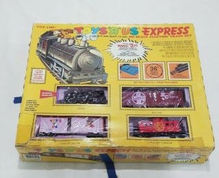 Vintage 1985 Toys R Us Express Ho Scale Electric Train Set Rare Complete