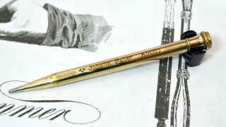 Antique Johann Faber Apolo Pencil In Gold Filled,  20´s,  (x 4591)