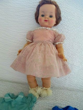 Vintage 1959 Cream Puff B - 21 - 1 Ideal Doll 20 " Tall Comes With Extra Outfits
