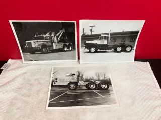 3 Rare 1960s Hendrickson Trucks Dealer Sales Pictures Ad Brochure