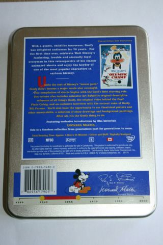 WALT DISNEY TREASURES THE COMPLETE GOOFY DVD W/TIN A GREAT AND RARE SET 3