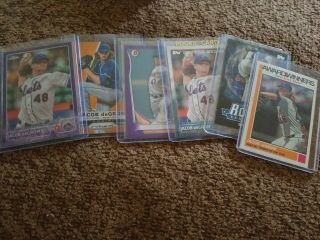 Jacob Degrom (5 Rookies And 1 Second Year Rare)