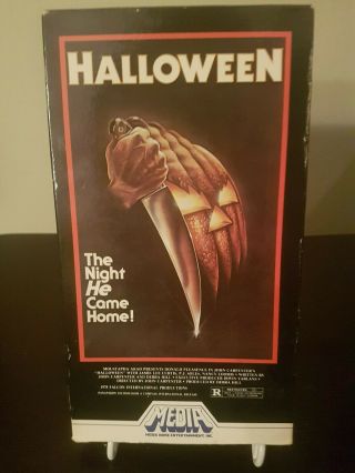 Halloween 1978 Horror Movie Vhs Media Edition Non Rental Rare Oop