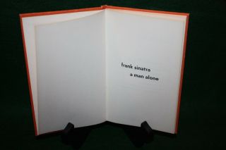 Frank Sinatra A Man Alone Signed By Rod Mckuen Autograph Rare Numbered 26