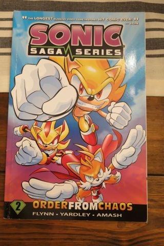 Sonic Saga Series 2 Tpb Order From Chaos Very Rare Archie Oop