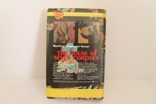 The House of Seven Corpses - RARE - VHS - Video Gems - Classic Gothic Horror 2