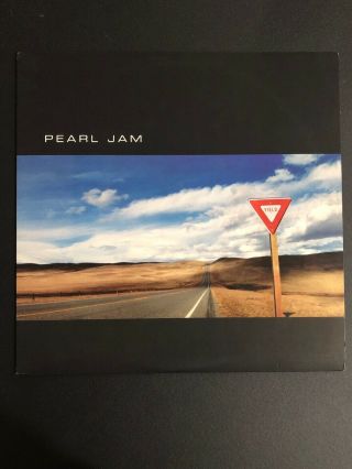 Pearl Jam Yield Vinyl Lp Record 1998 1st Pressing Vedder Rare