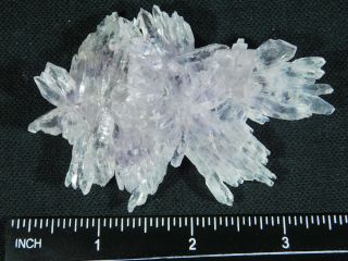 A Very Rare 100 Natural AMETHYST Crystal FLOWER Cluster From Brazil 37.  2gr e 3