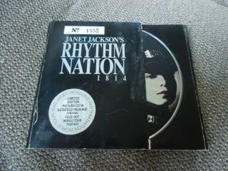 Janet Jackson Rhythm Nation Rare Picture Cd