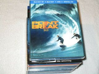 3d Movie Blu Ray Point Break W/rare Outer Lenticular Sleeve
