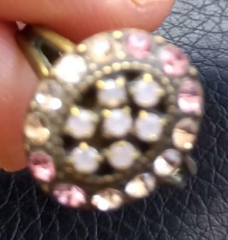 Michal Negrin Ring Flower Multi Color Vintage Style