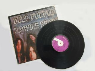 Rare Vinyl Deep Purple ‎– Machine Head 1972 Rock Purple Records Israel