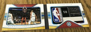 18/19 Opulence Basketball Wendell Carter Jr Logoman Tag Booklet Sp Rare 2/3