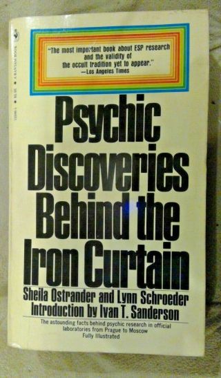 Psychic Discoveries Behind The Iron Curtain Occult Magic Wicca Extremely Rare