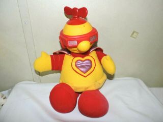 Vintage Robotman Robot Man Plush Toy Kenner 1984 Red Yellow Musical Plush