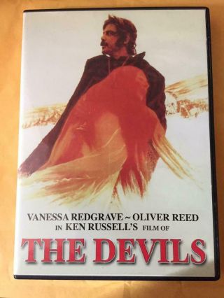 Ken Russell’s The Devils Dvd Oliver Reed Vanessa Redgrave Uk Rare 1971 Like