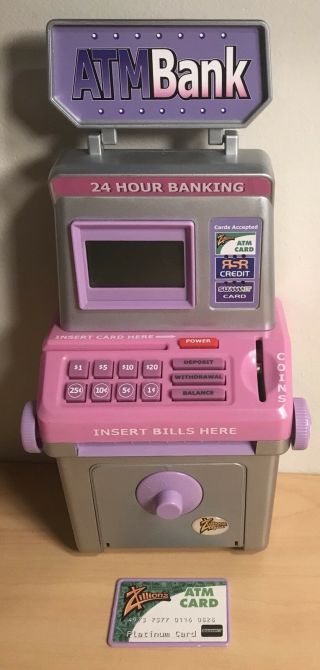 Rare 2006 Summit Zillionz Electronic Atm Savings Bank Learning Machine