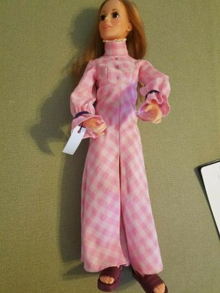 Rare Vintage Ideal 1972 Harmony Music - Makin Groovy Doll 22 "