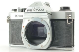 【rare Exc,  】 Pentax K1000 35mm Slr Film Camera Silver Chrome Body From Japan