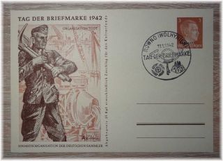 47 Germany 3rd Reich Rare Postcard Occupation Ukraine/russia Organisation Todt