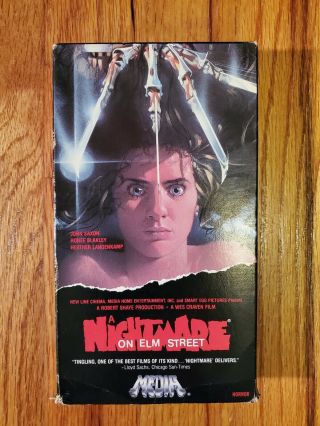 A Nightmare On Elm Street Robert Englund 1984 Vhs Video Rare Oop Horror