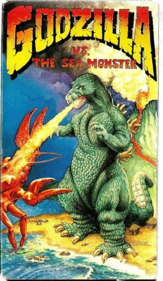 Godzilla Vs.  The Sea Monster (rare 1966 Dvd) Takarada Mizuno Togin