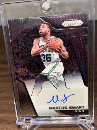 2017/18 Panini Prizm Marcus Smart Auto Autograph Ssp Boston Celtics Rare