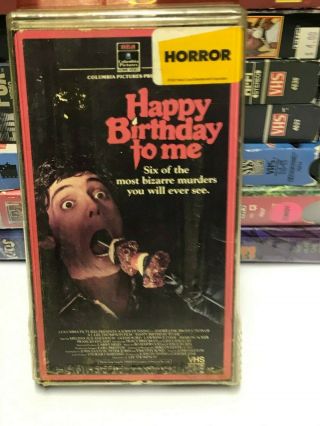 Happy Birthday To Me (vhs,  1993) - Rare Horror