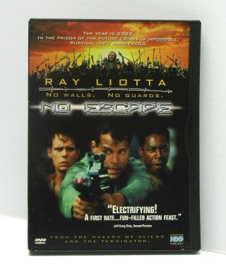 No Escape 1998 Ws Dvd Rare Oop Usa Region 1 Vg Fast Ray Liotta
