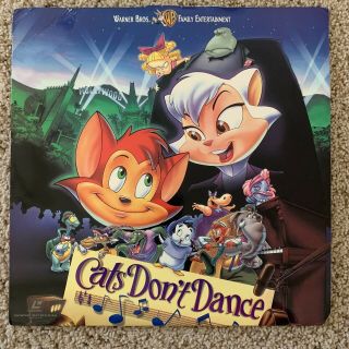 Cats Don’t Dance Laserdisc - Very Rare Cartoon Animation