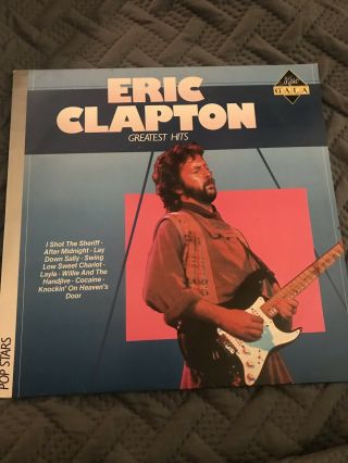 Eric Clapton Greatest Hits Vintage Vinyl Netherlands Print Rare