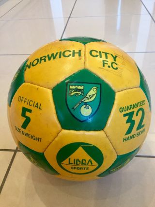 Rare Signed 1991/92 Norwich City 