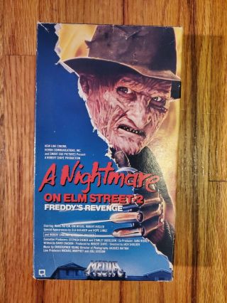 A Nightmare On Elm Street 2 Robert Englund 1985 Vhs Rare Oop Horror