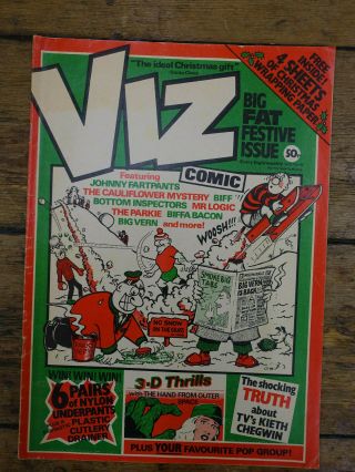 Rare Viz Comic Issue 15,  Published Dec 1985 Humour