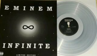 Eminem infinite Vinyl LP RECORD IMPORT CLEAR RARE d12 Slim shady Soul intent 3
