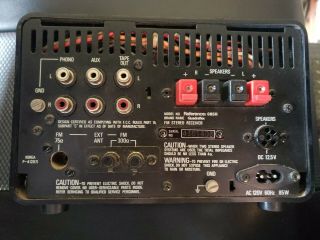 Vintage,  Quadraflex Reference 085R AC/DC stereo receiver.  Rare,  classic design. 2