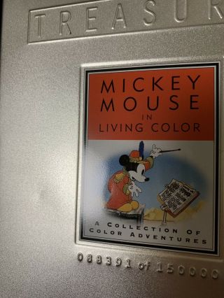 Walt Disney Treasures: Mickey Mouse In Living Color DVD 2 - Disc Rare With Tin 3