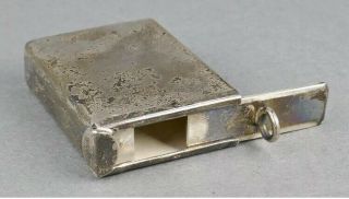 Fine Rare Vintage 1976 Sterling Silver Leonore Doskow Pill Box Necklace Pendant 3