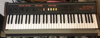 Vintage Rare Roland Ep09 Electronic Keyboard Piano And W/extras
