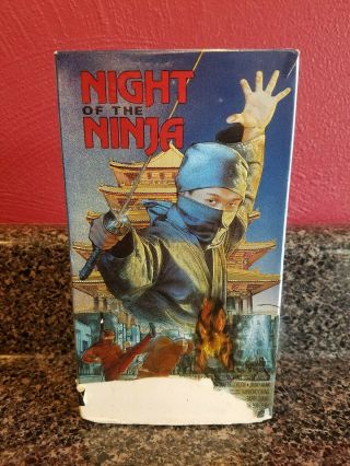Night Of The Ninja Vhs Very Rare Oop Imperial Entertainment