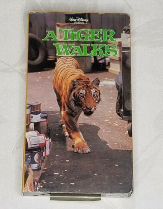Walt Disney Home Video A Tiger Walks Vhs No 293 Very Rare Find