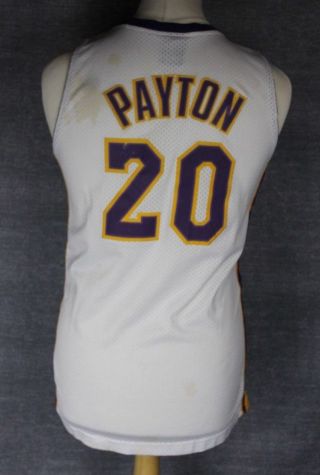 Payton 20 Vintage La Lakers Nba Basketball Jersey Nike Youths Xl Rare