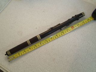 Antique Old Vintage Wood Flute.  15 " Long Piccolo Woodwind Musical Instrument