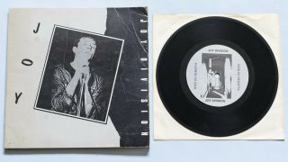 Joy Division - Italian/english Lyric Book,  4 - Track 7 " Vinyl Ep Incubation Rare