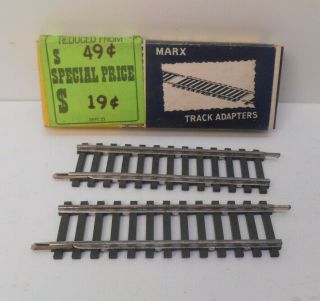 Vintage Rare Marx Ho 6003 Track Adapter Set Atlas