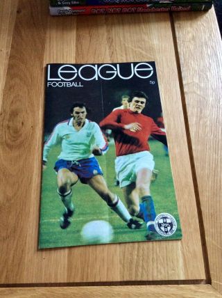 Football League Review Very Rare Last Ever Issue Vol 9,  1974 - 75 No 920