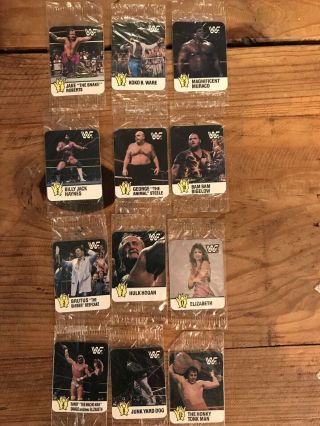 Hostess WWF IV Stickers Rare Full Set Of 35 From 1988 Vintage 3