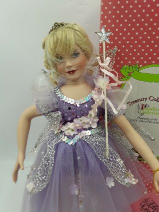 Paradise Galleries Porcelain Sugar Plum Fairy Doll By Patricia Rose - 13in