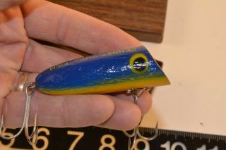 old early fred arbogast wooden pennsylvania crank bait colors ohio made C 3